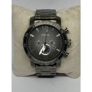 Fossil Nate JR1437 Men's Stainless Steel Analog Dial Quartz Wrist Watch VK319
